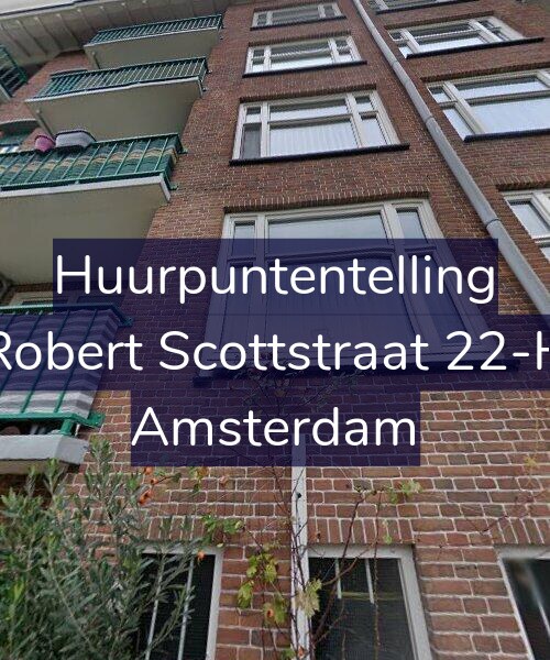 Foto gevel Huurpuntentelling voor Robert Scottstraat 22-H, Amsterdam