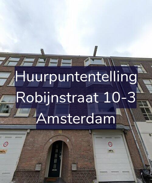 Foto gevel Huurpuntentelling voor Robijnstraat 10-3, Amsterdam