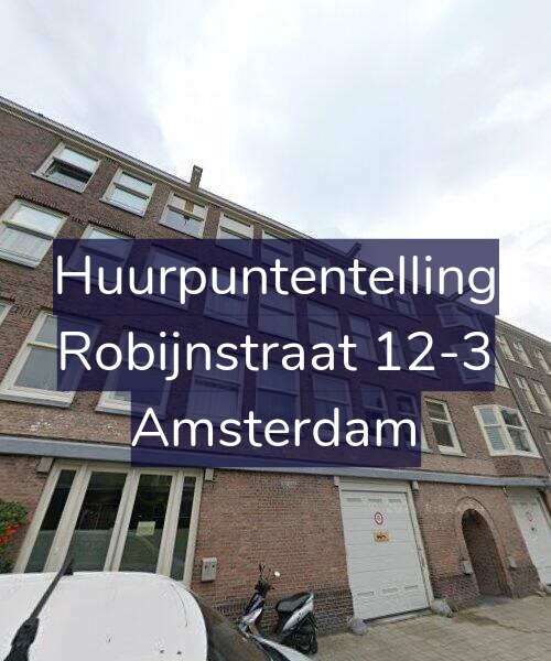 Foto gevel Huurpuntentelling voor Robijnstraat 12-3, Amsterdam