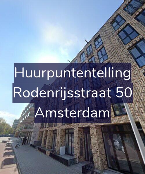 Foto gevel Huurpuntentelling voor Rodenrijsstraat 50, Amsterdam
