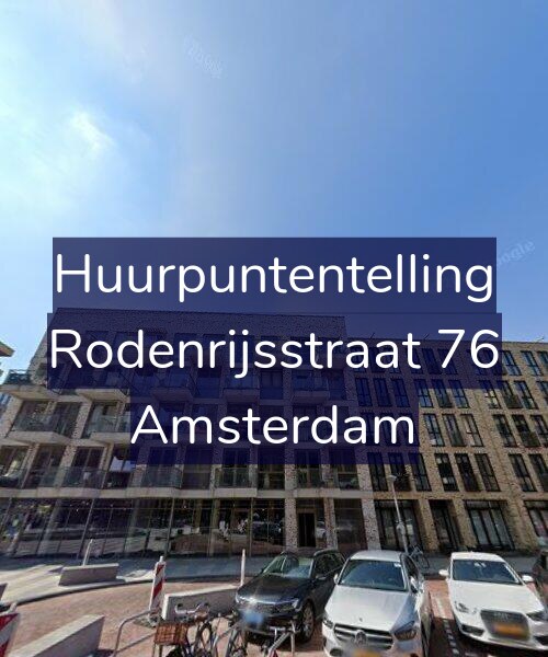 Foto gevel Huurpuntentelling voor Rodenrijsstraat 76, Amsterdam