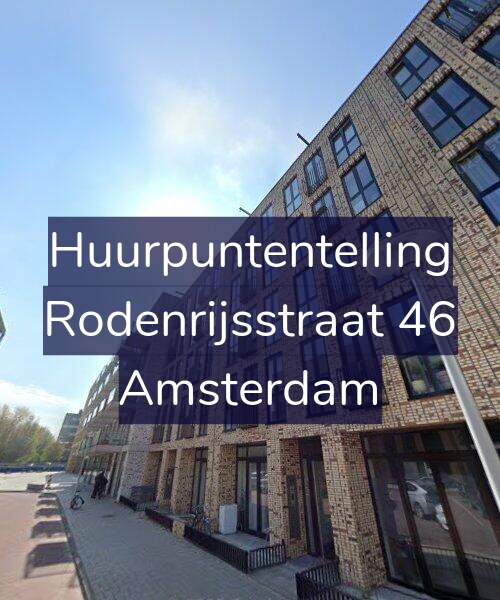 Foto gevel Huurpuntentelling voor Rodenrijsstraat 46, Amsterdam