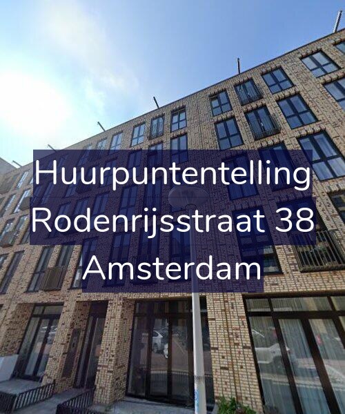 Foto gevel Huurpuntentelling voor Rodenrijsstraat 38, Amsterdam