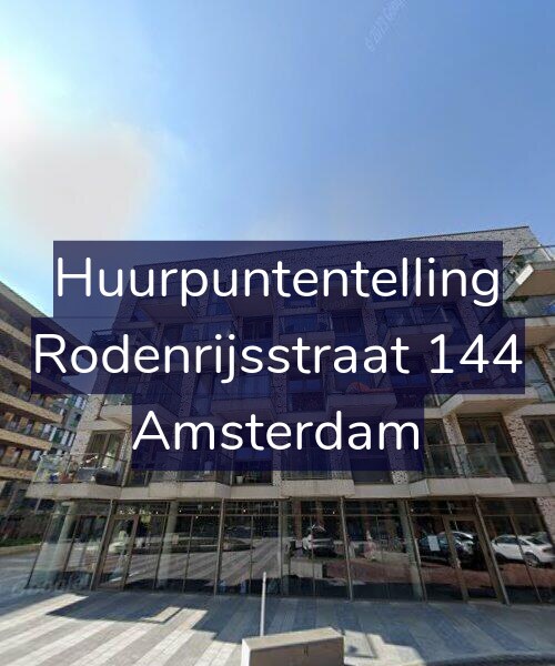 Foto gevel Huurpuntentelling voor Rodenrijsstraat 144, Amsterdam