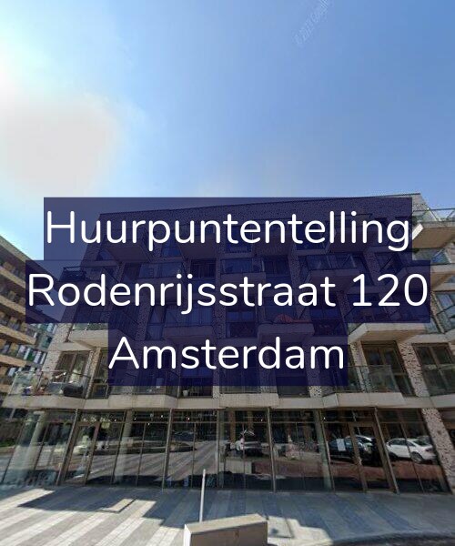 Foto gevel Huurpuntentelling voor Rodenrijsstraat 120, Amsterdam