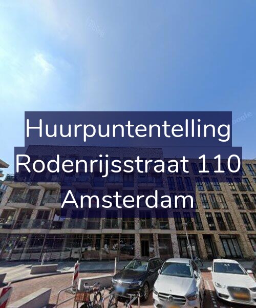 Foto gevel Huurpuntentelling voor Rodenrijsstraat 110, Amsterdam