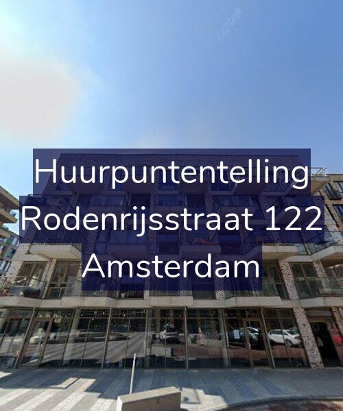 Foto gevel Huurpuntentelling voor Rodenrijsstraat 122, Amsterdam