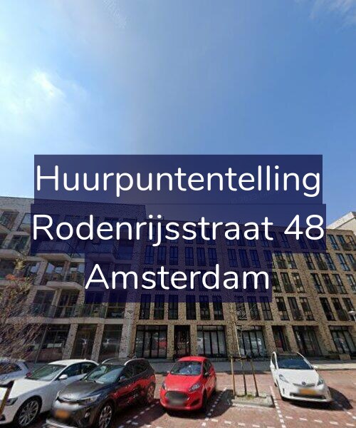 Foto gevel Huurpuntentelling voor Rodenrijsstraat 48, Amsterdam