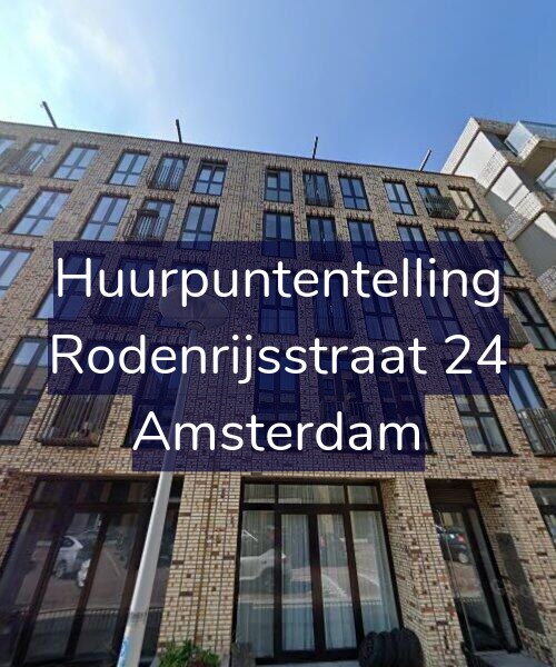 Foto gevel Huurpuntentelling voor Rodenrijsstraat 24, Amsterdam