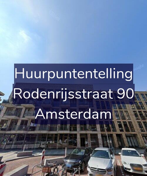 Foto gevel Huurpuntentelling voor Rodenrijsstraat 90, Amsterdam