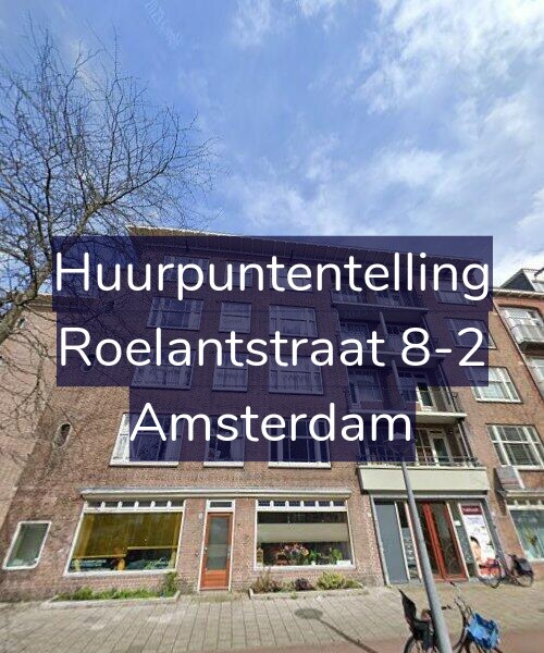Foto gevel Huurpuntentelling voor Roelantstraat 8-2, Amsterdam