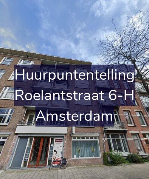 Foto gevel Huurpuntentelling voor Roelantstraat 6-H, Amsterdam