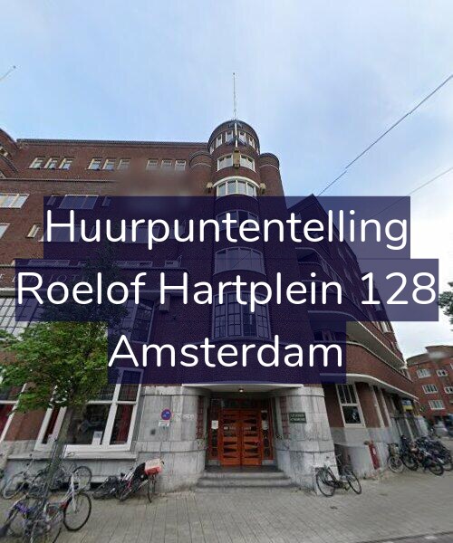 Foto gevel Huurpuntentelling voor Roelof Hartplein 128, Amsterdam
