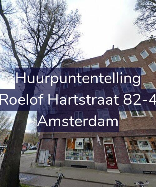 Foto gevel Huurpuntentelling voor Roelof Hartstraat 82-4, Amsterdam
