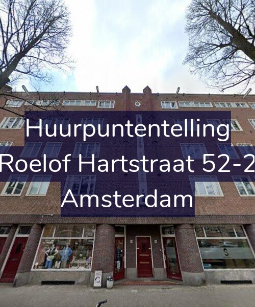 Foto gevel Huurpuntentelling voor Roelof Hartstraat 52-2, Amsterdam