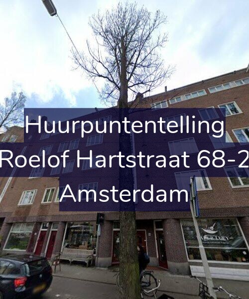 Foto gevel Huurpuntentelling voor Roelof Hartstraat 68-2, Amsterdam