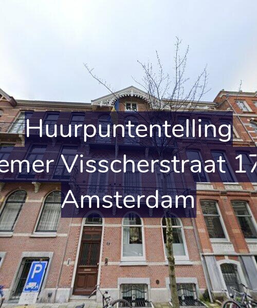 Foto gevel Huurpuntentelling voor Roemer Visscherstraat 17-A, Amsterdam