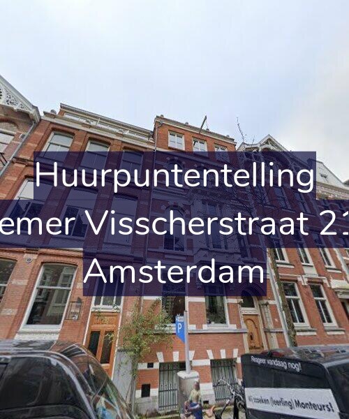 Foto gevel Huurpuntentelling voor Roemer Visscherstraat 21-1, Amsterdam