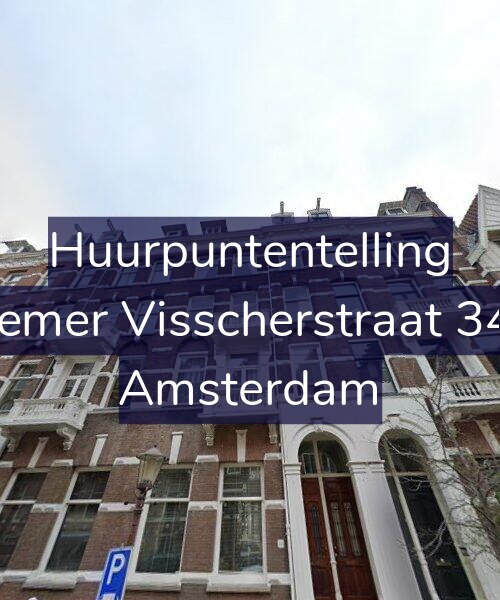 Foto gevel Huurpuntentelling voor Roemer Visscherstraat 34-2, Amsterdam