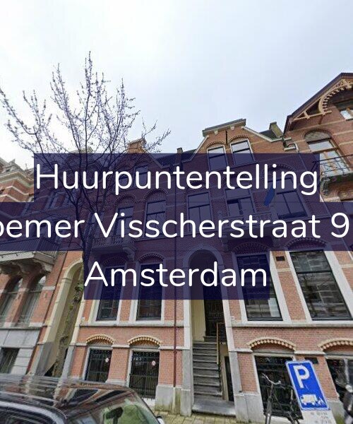 Foto gevel Huurpuntentelling voor Roemer Visscherstraat 9-A, Amsterdam