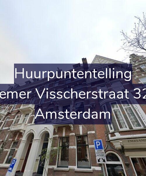 Foto gevel Huurpuntentelling voor Roemer Visscherstraat 32-2, Amsterdam