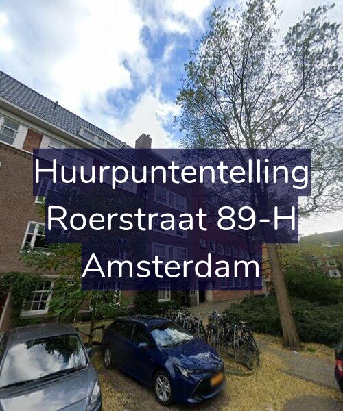 Foto gevel Huurpuntentelling voor Roerstraat 89-H, Amsterdam