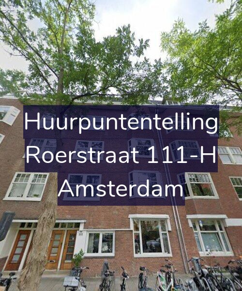 Foto gevel Huurpuntentelling voor Roerstraat 111-H, Amsterdam