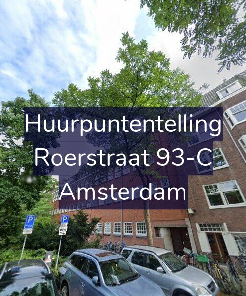Foto gevel Huurpuntentelling voor Roerstraat 93-C, Amsterdam