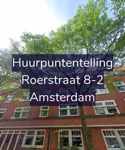 Foto gevel Huurpuntentelling voor Roerstraat 8-2, Amsterdam