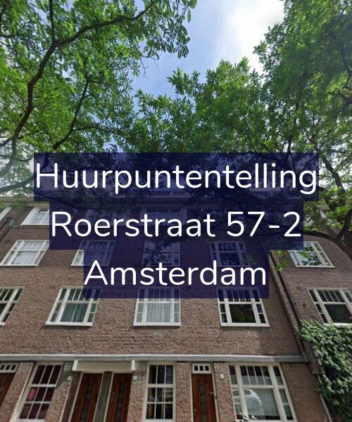 Foto gevel Huurpuntentelling voor Roerstraat 57-2, Amsterdam