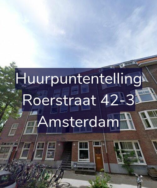 Foto gevel Huurpuntentelling voor Roerstraat 42-3, Amsterdam