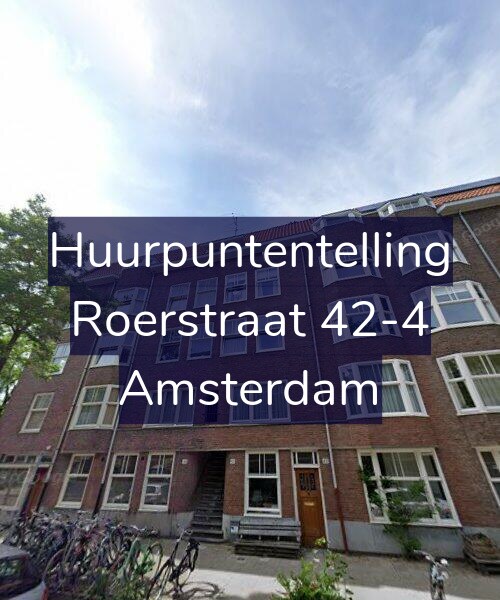 Foto gevel Huurpuntentelling voor Roerstraat 42-4, Amsterdam