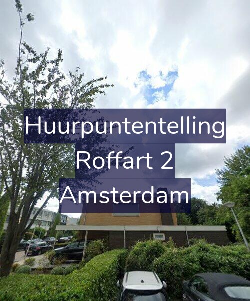 Foto gevel Huurpuntentelling voor Roffart 2, Amsterdam