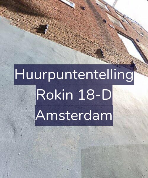 Foto gevel Huurpuntentelling voor Rokin 18-D, Amsterdam