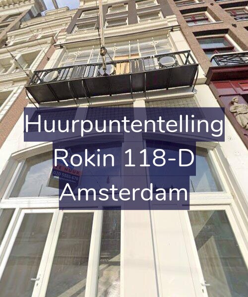 Foto gevel Huurpuntentelling voor Rokin 118-D, Amsterdam