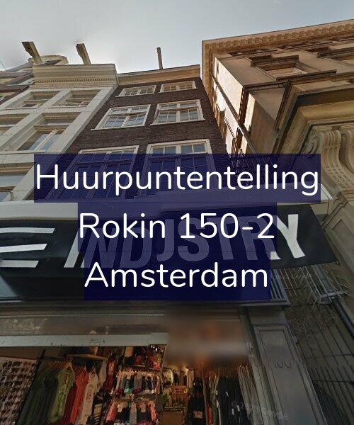 Foto gevel Huurpuntentelling voor Rokin 150-2, Amsterdam