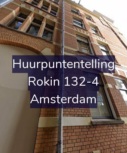 Foto gevel Huurpuntentelling voor Rokin 132-4, Amsterdam