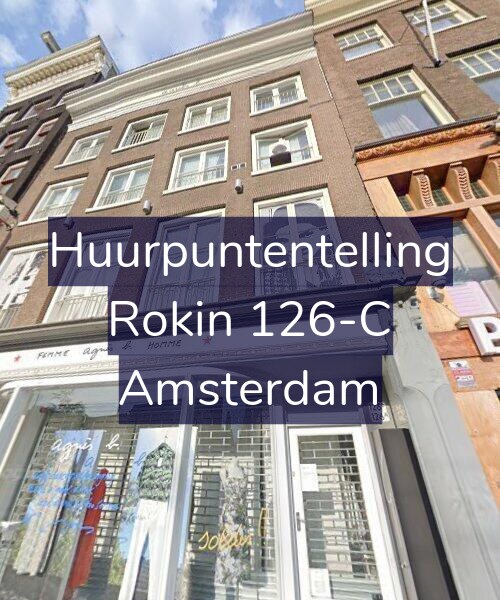 Foto gevel Huurpuntentelling voor Rokin 126-C, Amsterdam