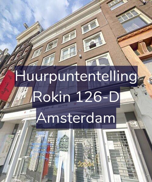 Foto gevel Huurpuntentelling voor Rokin 126-D, Amsterdam
