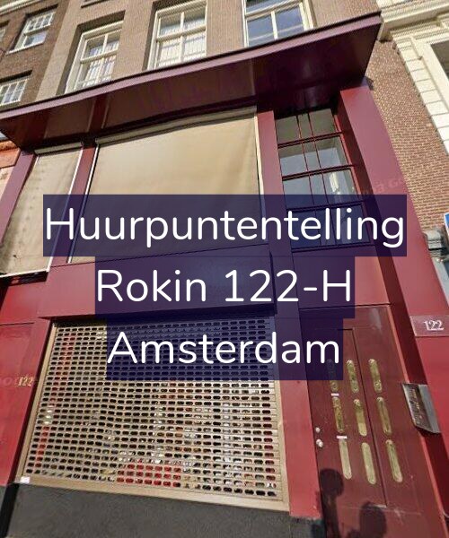 Foto gevel Huurpuntentelling voor Rokin 122-H, Amsterdam