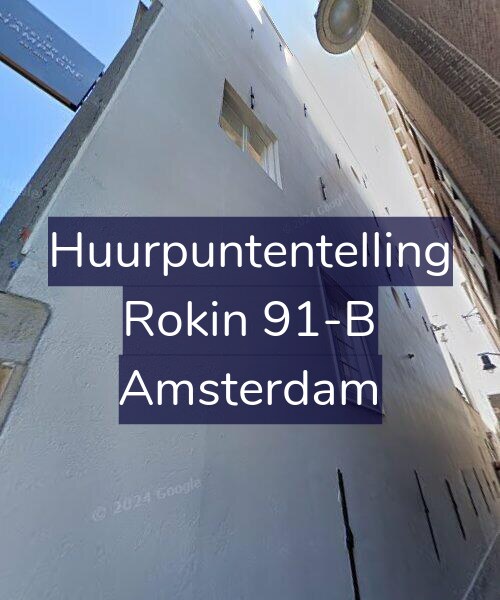 Foto gevel Huurpuntentelling voor Rokin 91-B, Amsterdam