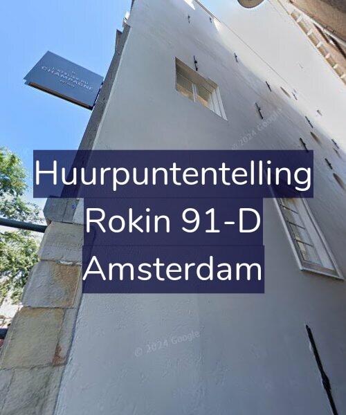 Foto gevel Huurpuntentelling voor Rokin 91-D, Amsterdam