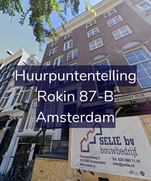 Foto gevel Huurpuntentelling voor Rokin 87-B, Amsterdam