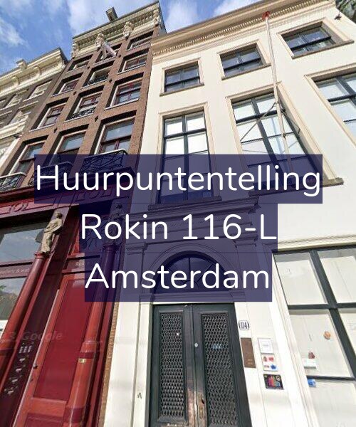 Foto gevel Huurpuntentelling voor Rokin 116-L, Amsterdam