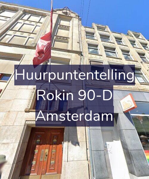 Foto gevel Huurpuntentelling voor Rokin 90-D, Amsterdam