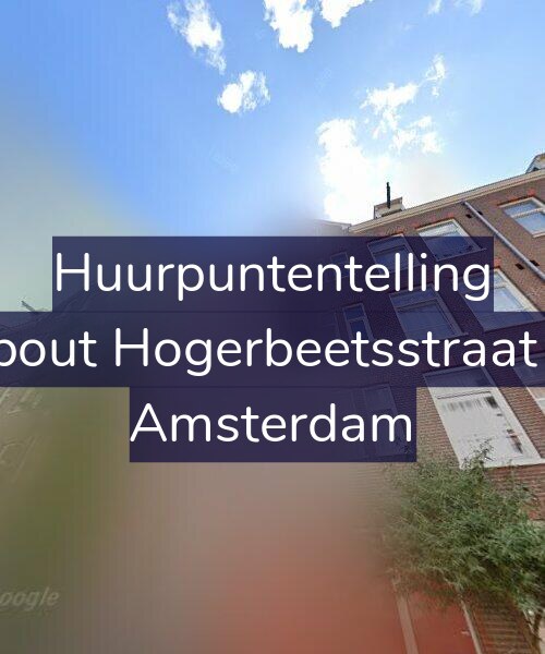 Foto gevel Huurpuntentelling voor Rombout Hogerbeetsstraat 97-2, Amsterdam
