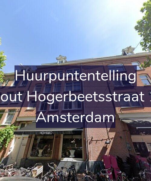 Foto gevel Huurpuntentelling voor Rombout Hogerbeetsstraat 135-2, Amsterdam