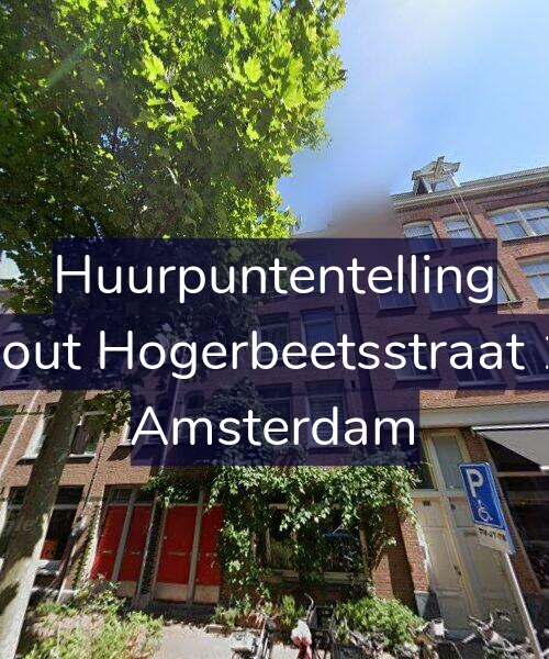 Foto gevel Huurpuntentelling voor Rombout Hogerbeetsstraat 133-3, Amsterdam