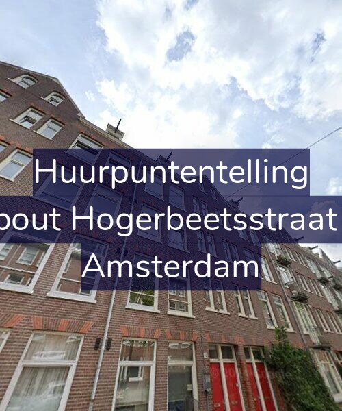 Foto gevel Huurpuntentelling voor Rombout Hogerbeetsstraat 85-3, Amsterdam