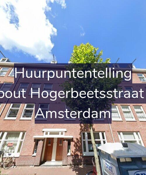 Foto gevel Huurpuntentelling voor Rombout Hogerbeetsstraat 58-1, Amsterdam